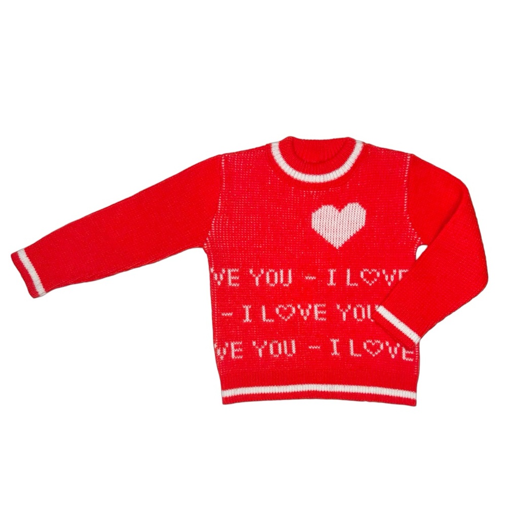 Vintage Tiny‎ Tots I Love You Sweater